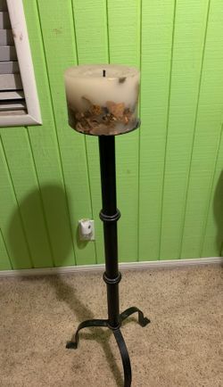 Candle holder 3” tall black