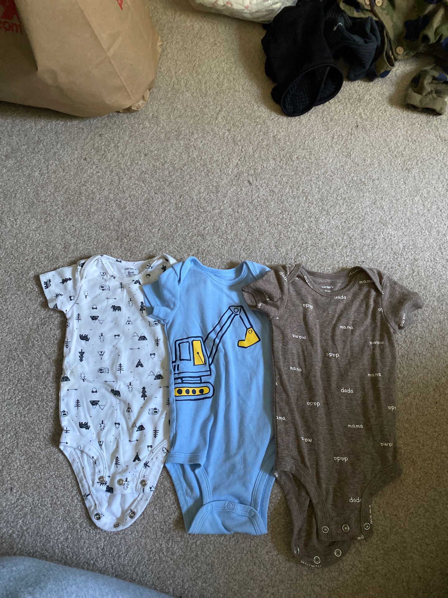 Carter’s - 6mo onesies