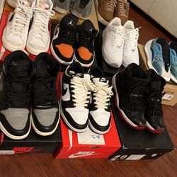 Nike Jordan 1 Yeezy Dunks SUPREME Carhartt Size 9, 9.5 