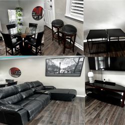 Full Living & Dining Room Furniture Set — $1,200 OBO