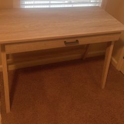 Brand New/White Washed Wooden Desk