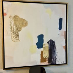 West Elm Wall Art 32”x32” Artist: Russ Ross Artwork Title: Azul