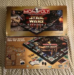 Monopoly 1999 Star Wars Episode 1 Collector Edition Complete