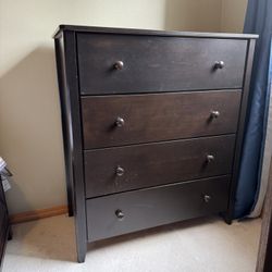 Dark Oak Dresser + Nightstands (Matching Set)