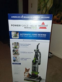 Bissell powerforce helix rewind pet (Brand new, never opened).