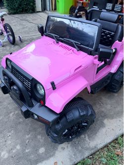 🚗💖 Kids Ride-On Jeep for Sale – Pink 💖🚗