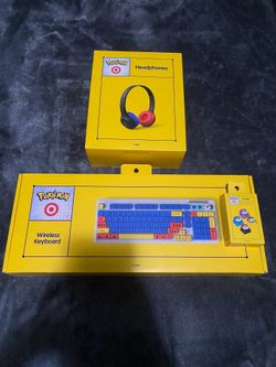 Target X Pokemon Keyboard + headphones & Key Caps