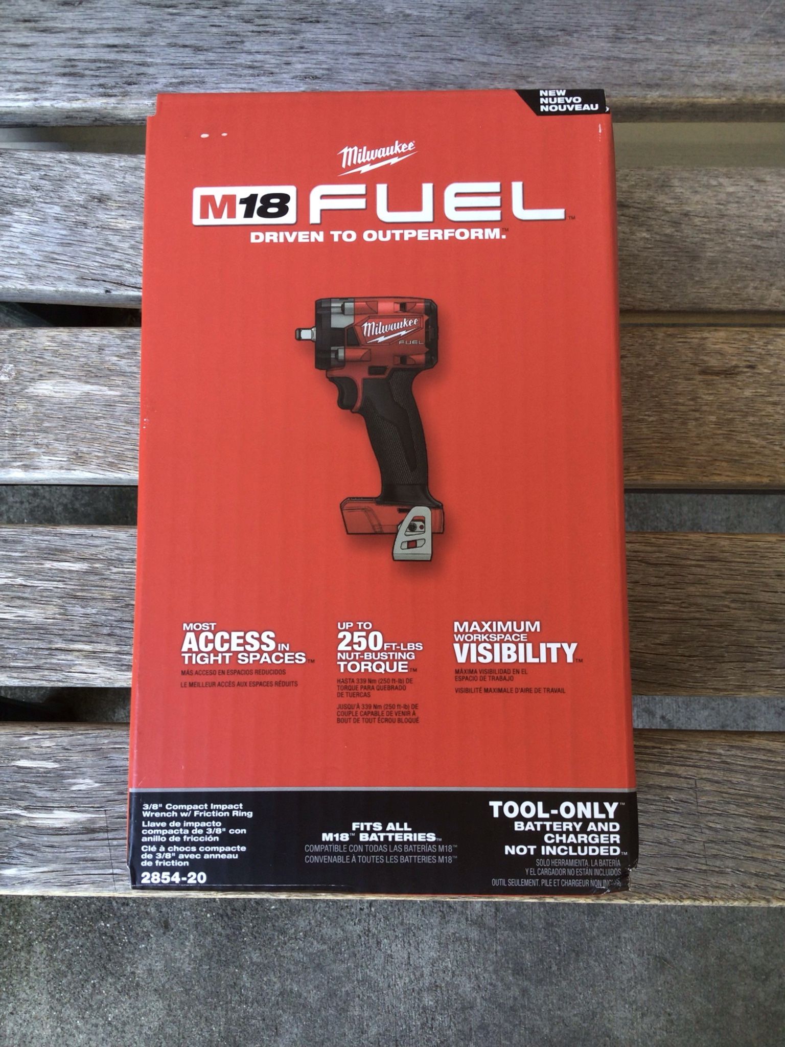 Milwaukee M18 FUEL 3/8”  Impact Wrench. Brand NEW.  Tool Only. 