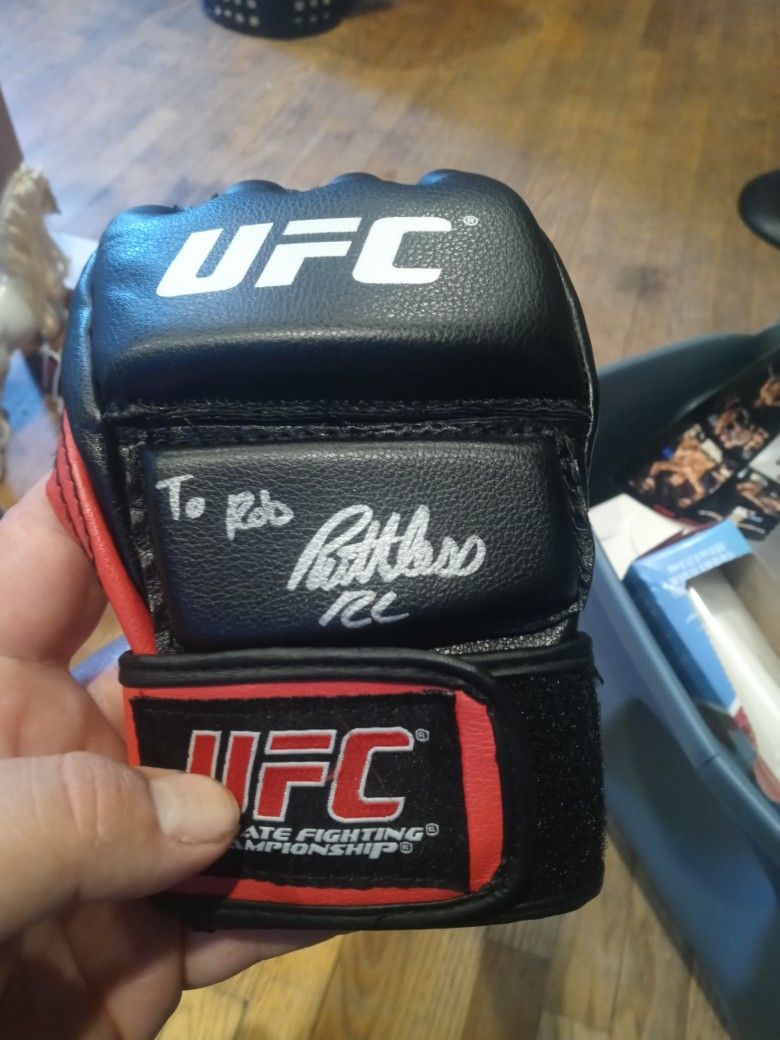 Signed Ruthless Robbie Lawler Glove