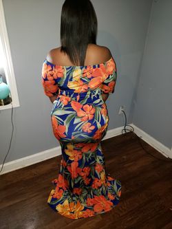 Tropical Mermaid Dress