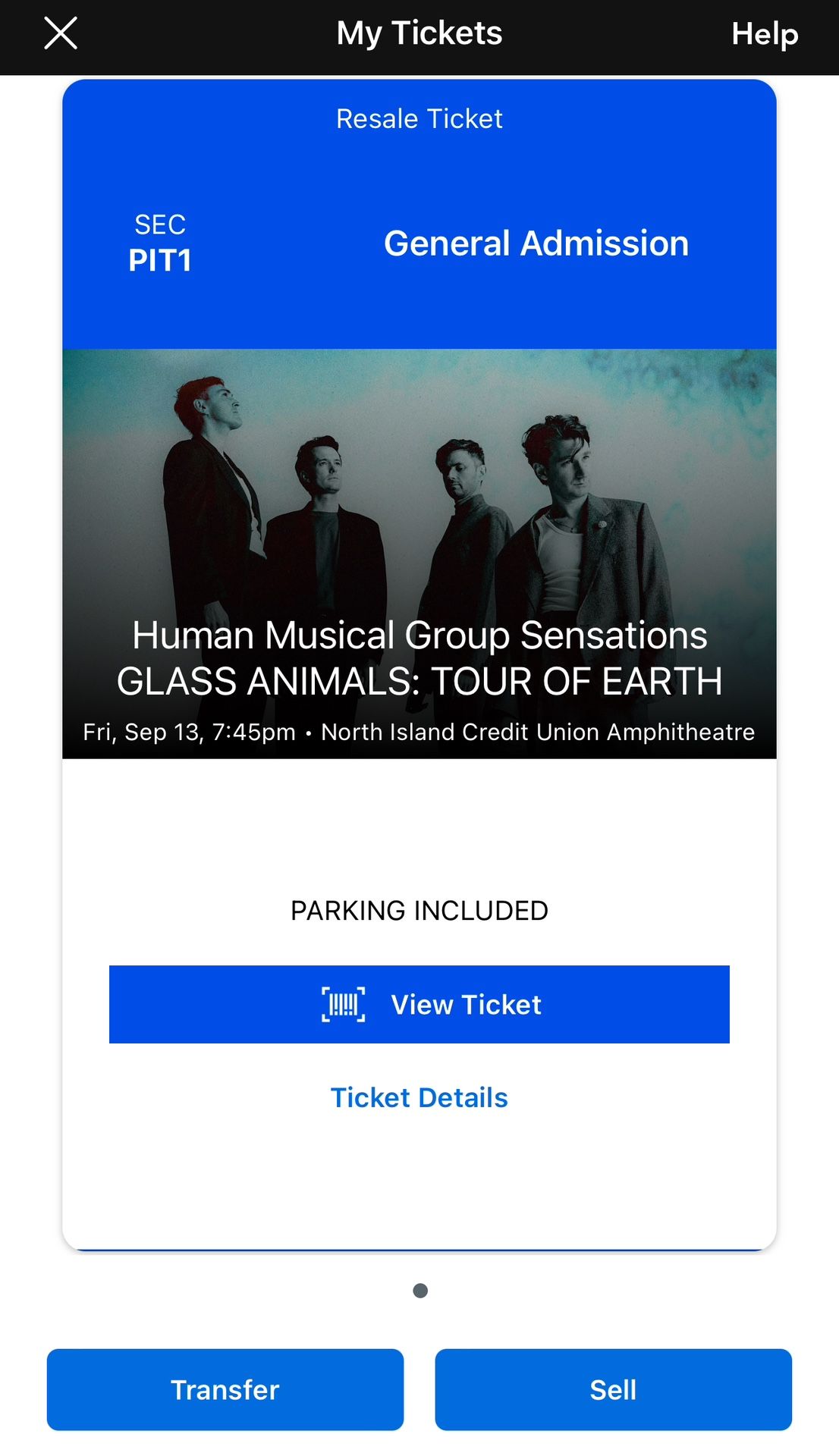 Glass animals Ticket