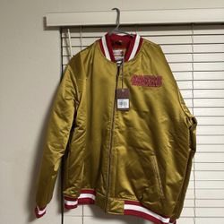 49ers Mitchell & Nees 49ers Gold Jacket
