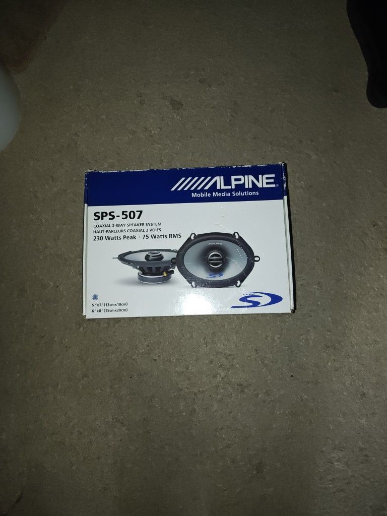 Alpine Speakers New In Box