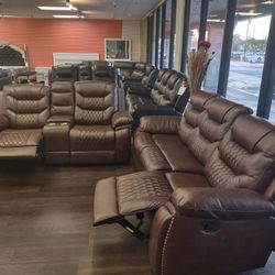 New Recliner Sofa And Recliner Loveseat