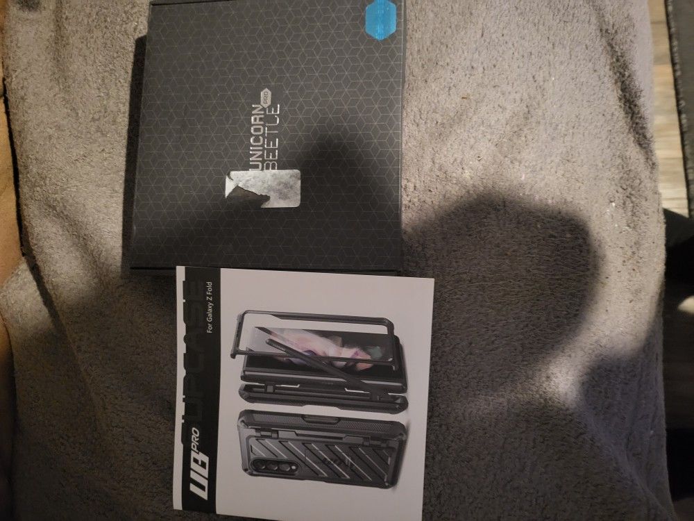Supcase Beetle Unicorn Pro Z Fold 3 Case, Oem Samsung Leather Case With Fold 3 S pen