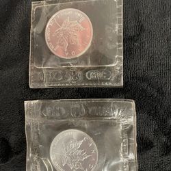 $39 Silver Maple Leafs