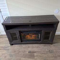 Electric Fireplace tv stand media console 