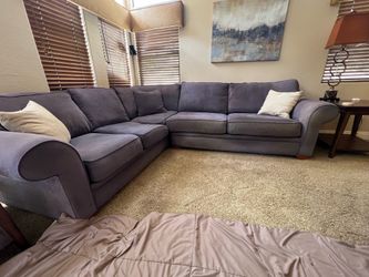 Free Macy’s blue sectional couch