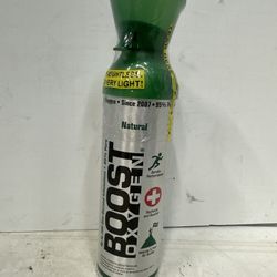 Boost Oxygen Supplemental Oxygen - 10 Liter - Natural Aroma - ONE 10ltr Can #D2
