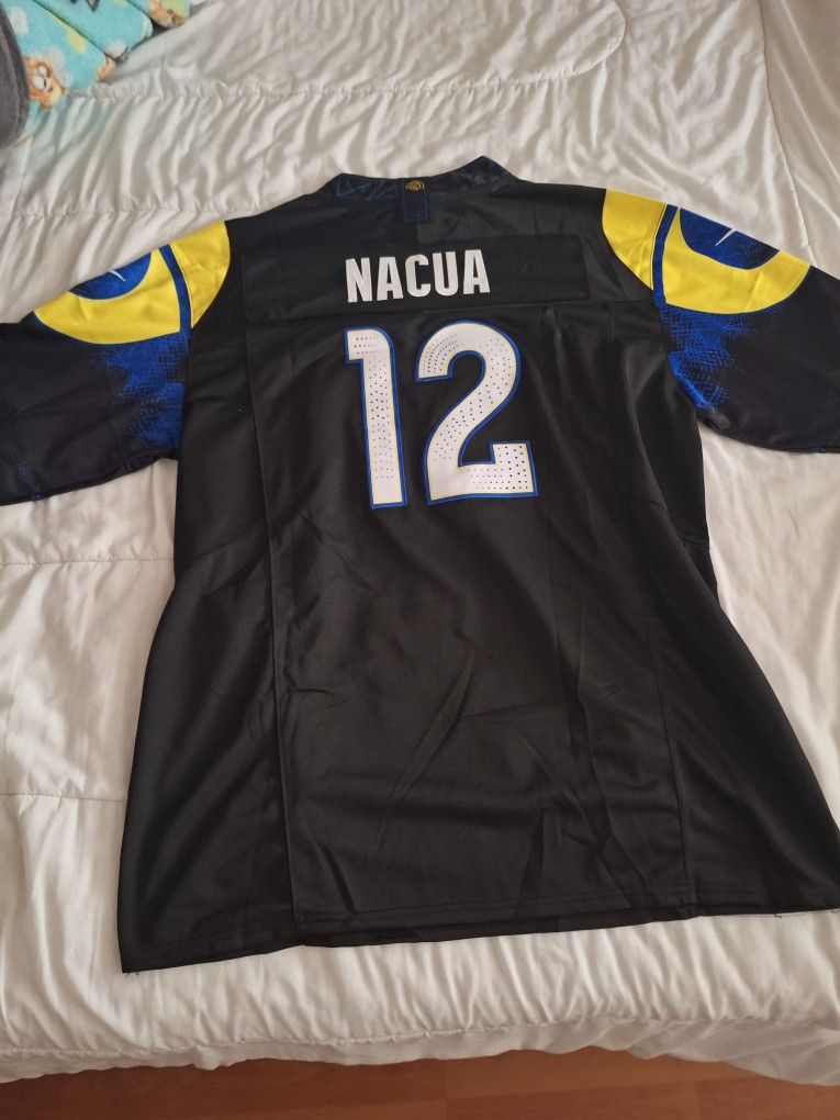 LA Rams Puka Nacua BLACK Jersey