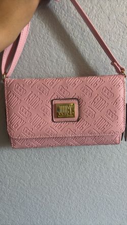 Pink Juicy couture cross over hand bag