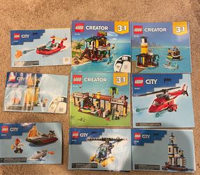 Legos, misc sets