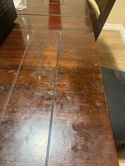 Real wood table