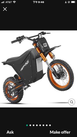 HappyRun G300 SE Electric Mini Dirt Bike with Mid-Drive for Teens & Adults