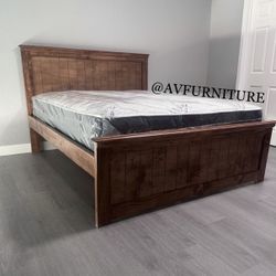 Queen Bed and Mattress