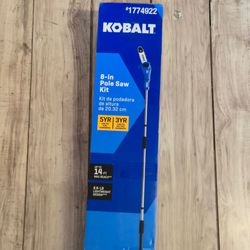Kobalt 24-volt 8-in Pole Saw with Battery And charger