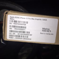 I Phone 12 PRO Max 128gb Unlocked