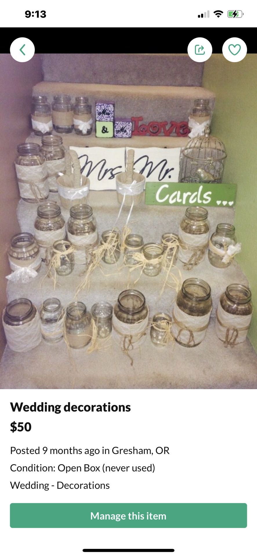 Wedding Decorations