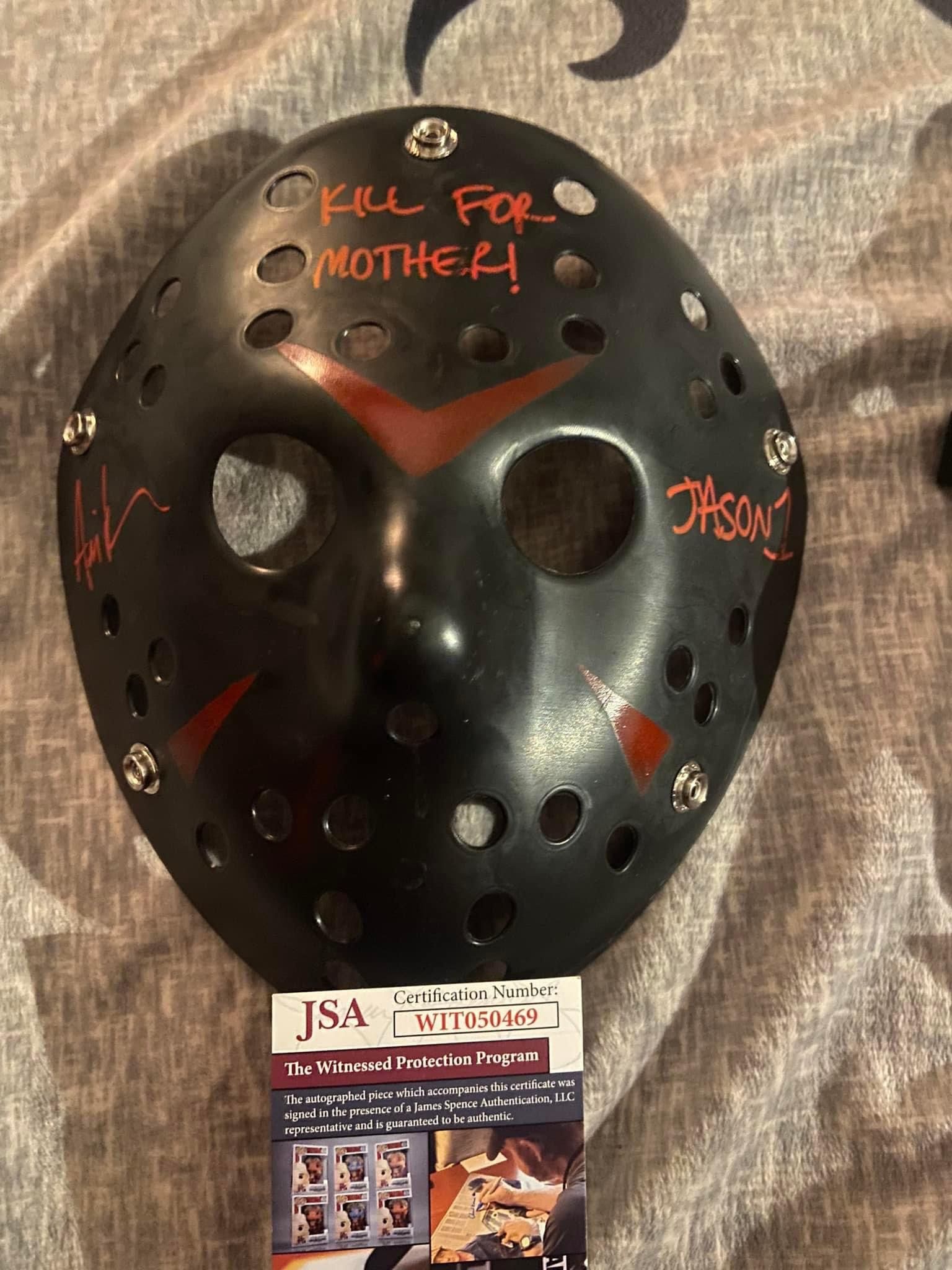 Autographed Friday The 13Th Masks With Authentication