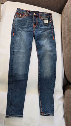True Religion Halle Mid Rise Super Skinny Jeans Size 28