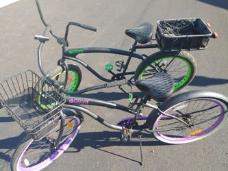 His & Hers SIKK Cruiser bikes