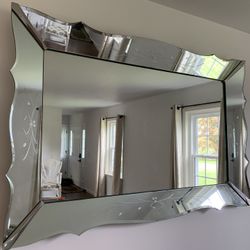 Large Italian Venetian Wall Mirror