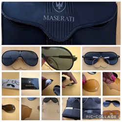 Maserati M 6119 50 Sunglasses Set, Made in France, Genuine
