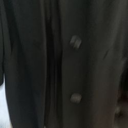 Vintage Mink Top Black Coat