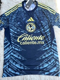 New Adidas Club América Navy & Yellow Soccer Jersey