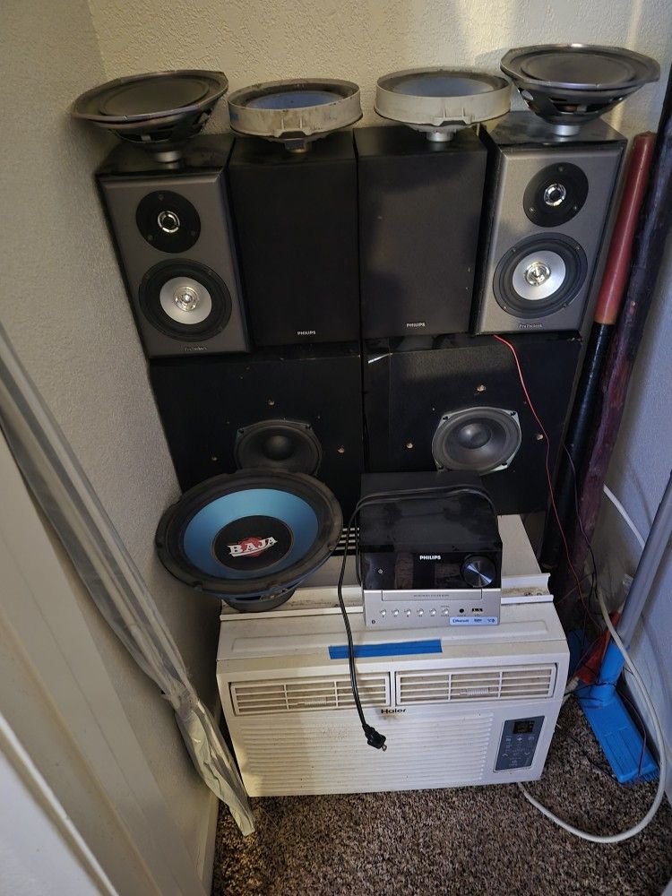 12 Subwoofer / Mini House Stereo / Ac Cooler