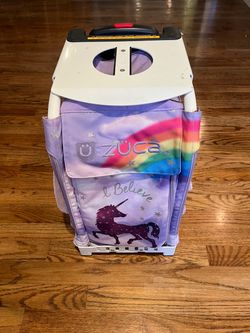 ZÜCA Unicorn Ice Skate Roller Bag with White Frame