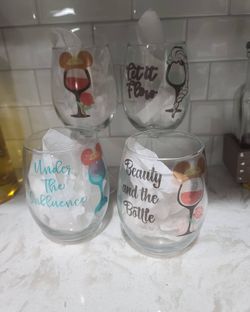 Custom made wine cups