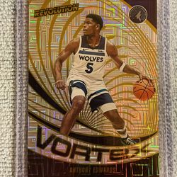 Anthony Edwards Minnesota Timberwolves 2023-24 Panini Revolution Vortex Levels Parallel!