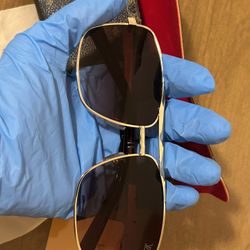 Gold And Brown Sunglasses 