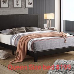 50% SALE queen size platform bedroom set