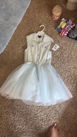 Denim and glitter  Size 10 brand new girls dress