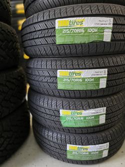 215-70-16 TBB SET OF 4 TIRES FOR SALE AT SPECIAL.WE FINANCE NO CREDIT NEEDED💥