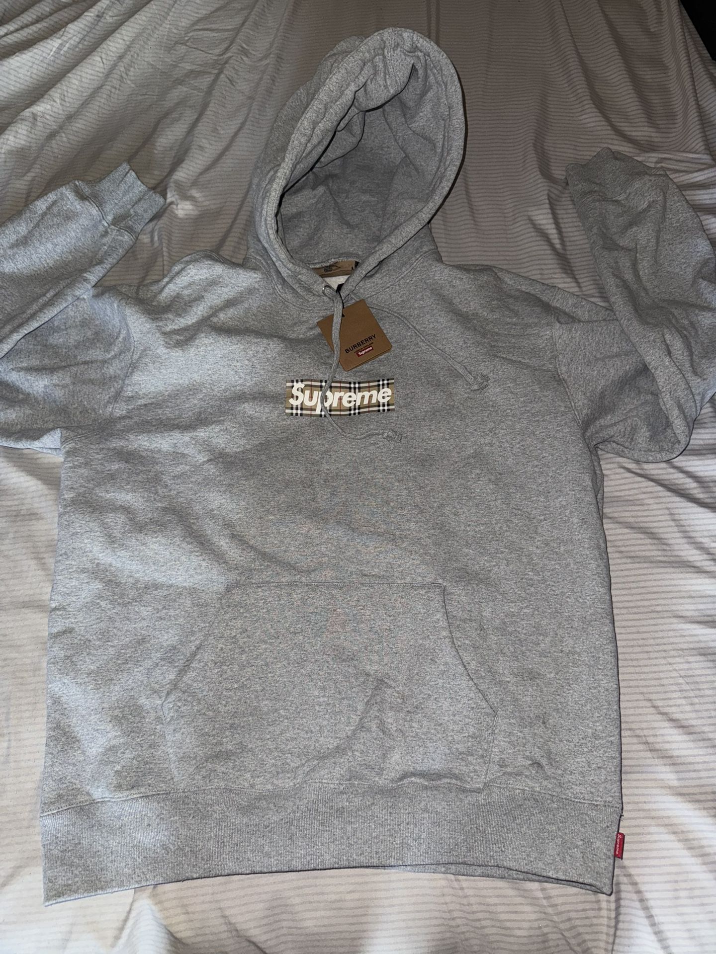 Supreme X Burberry Box Logo Hoodie