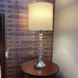 2 DKNY Side Table Lamps 27” Tall