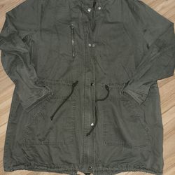 Forever 21 3X Green Utility Jacket